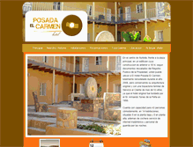 Tablet Screenshot of hotelposadaelcarmen.com